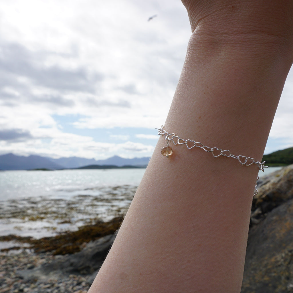 Hjerte armbånd